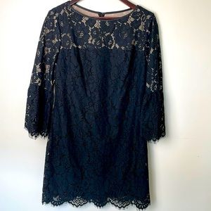 Lauren Ralph Lauren Black Lace Dress. Size 12 P